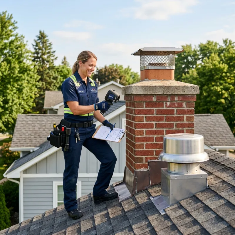 Technician removing a deceased bird from an indoor space in Newcomb